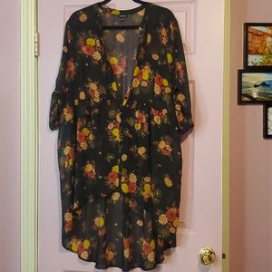 Chiffon High-low blouse